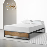 Studio Home Harmony H35cm Metal &amp; Wood Bed Base