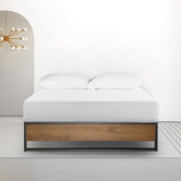 Studio Home Harmony H35cm Metal &amp; Wood Bed Base
