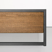 Studio Home Harmony H35cm Metal &amp; Wood Bed Base