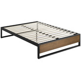 Studio Home Harmony H35cm Metal &amp; Wood Bed Base