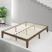 Studio Home Walnut Belvedere Queen Timber Bed Base