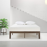 Studio Home Walnut Belvedere Queen Timber Bed Base