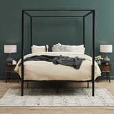 Studio Home Black Cytus Canopy Bed Frame