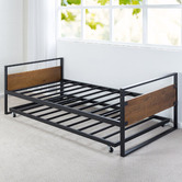 Studio Home Harmony Metal &amp; Wood Single Bed with Trundle