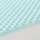 Studio Home Perotti Convoluted Gel Swirl Memory Foam Mattress Topper