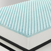 Studio Home Perotti Convoluted Gel Swirl Memory Foam Mattress Topper