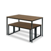 Studio Home 3 Piece Vonda Dining Table &amp; Bench Set