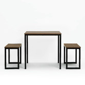 Studio Home 3 Piece Vonda Dining Table &amp; Bench Set