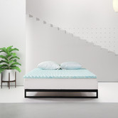 Studio Home Perotti Convoluted Gel Swirl Memory Foam Mattress Topper