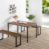 Studio Home 3 Piece Vonda Dining Table &amp; Bench Set