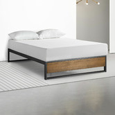 Studio Home Harmony H35cm Metal &amp; Wood Bed Base