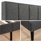 Studio Home Harlow Upholstered Platform Bed