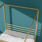 Studio Home Gold Cytus Steel Canopy Bed Frame