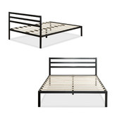 Studio Home Black Metal Platform Bed
