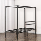 Studio Home Black Cytus Canopy Bed Frame