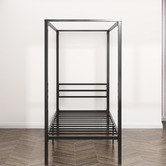 Studio Home Black Cytus Canopy Bed Frame