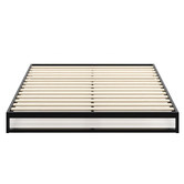 Studio Home Black Brienne Metal Bed Base