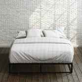 Studio Home Black Pilato H25cm Metal Bed Base