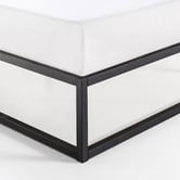 Studio Home Black Pilato H25cm Metal Bed Base