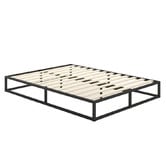 Studio Home Black Pilato H25cm Metal Bed Base