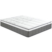 Studio Home 33cm Box Top Pocket Coil with Memory Foam Mattress