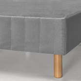 Studio Home Grey Justin Upholstered Bed Base