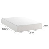 Studio Home Medium Green Tea Memory Foam Mattress