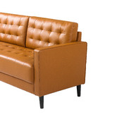 Studio Home Humphrey Faux Leather 3 Seater Sofa
