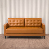 Studio Home Humphrey Faux Leather 3 Seater Sofa