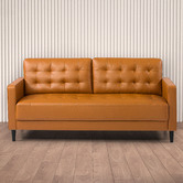 Studio Home Humphrey Faux Leather 3 Seater Sofa