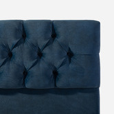Studio Home Kashif Velvet Queen Bed with USB Ports