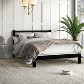 Studio Home Black Shari Steel Bed