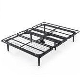 Studio Home Black Jerson Adjustable Queen Bed Frame with Wired Remote