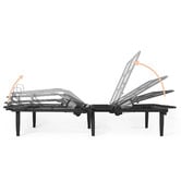 Studio Home Black Jerson Adjustable Queen Bed Base with Wired Remote