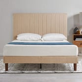 Studio Home Beige Debi Double Bed Frame