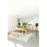 Studio Home 3 Piece Vonda Dining Table &amp; Bench Set