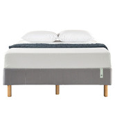 Studio Home Grey Justin Upholstered Bed Base