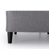 Studio Home Zane Metal &amp; Fabric Bed Base