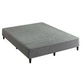 Studio Home Zane Metal &amp; Fabric Bed Base
