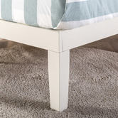Studio Home White Belvedere Wooden Bed Base
