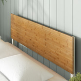 Studio Home Natural &amp; White Ciria Metal &amp; Bamboo Bed
