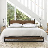 Studio Home Houston Timber &amp; Metal Platform Bed