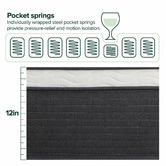Studio Home Medium Velez Pocket Spring Mattress