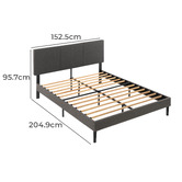 Studio Home Khaza Upholstered Bed