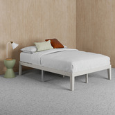 Studio Home White Belvedere Wooden Bed Base