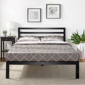 Studio Home Black Metal Platform Bed