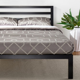 Studio Home Black Metal Platform Bed