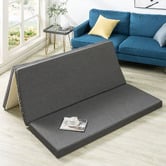 Studio Home Black Zeljka Foldable Mattress with Carry Bag