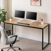 Studio Home Harper Wood & Steel Desk | Temple & Webster