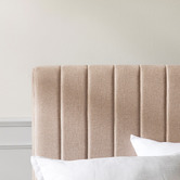 Studio Home Beige Debi Double Bed Frame